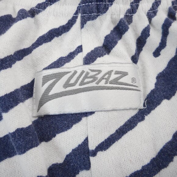 Vintage Yankees Zubaz Pants Size Medium MLB Baseball Made in USA Blue Zebra - Picture 6 of 12